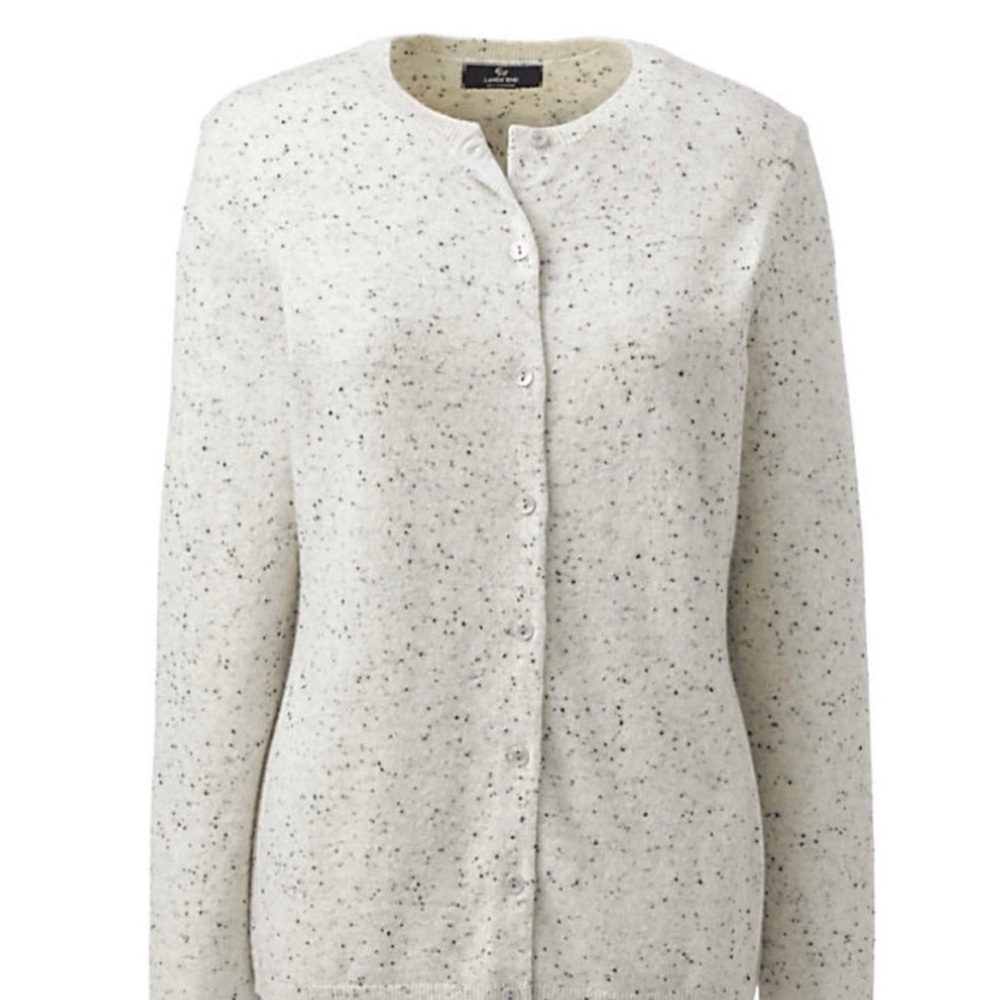 Lands end cashmere cardigan.